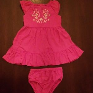 Infant summer dress w/ diaper cover